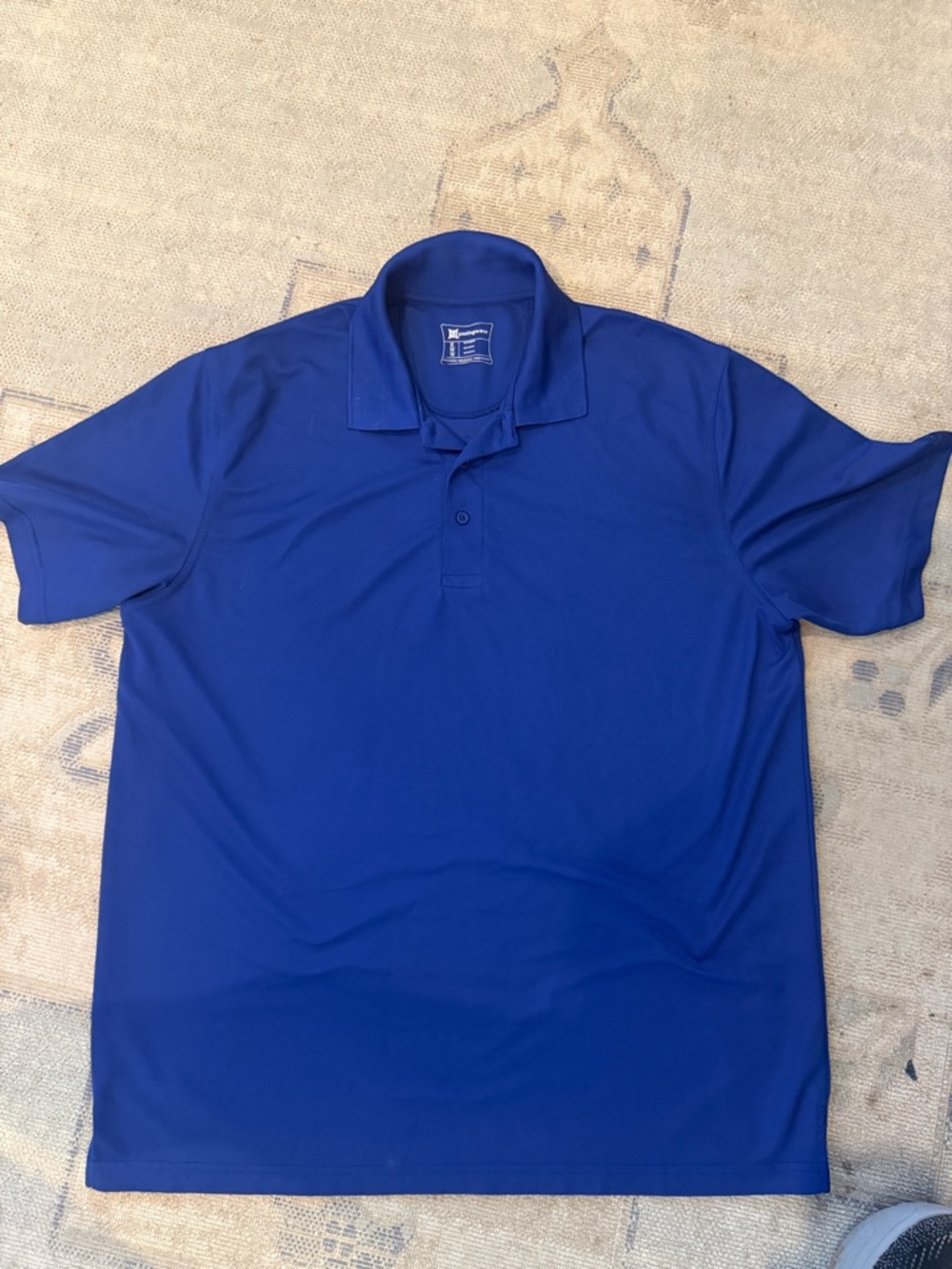 Munsingwear Men's Blue Polo Shirt - Unbranded